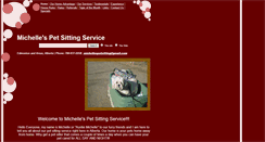 Desktop Screenshot of michellespetsittingservice.com